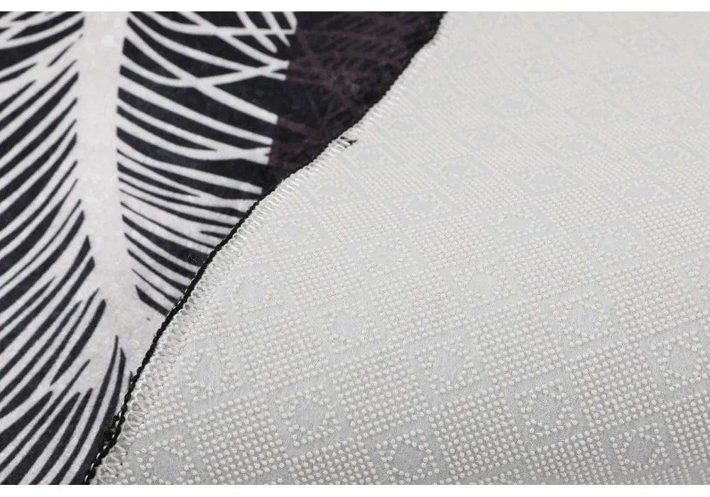 Set di tappetini per il bagno color antracite 2 pz 60x100 cm Alisan – Foutastic