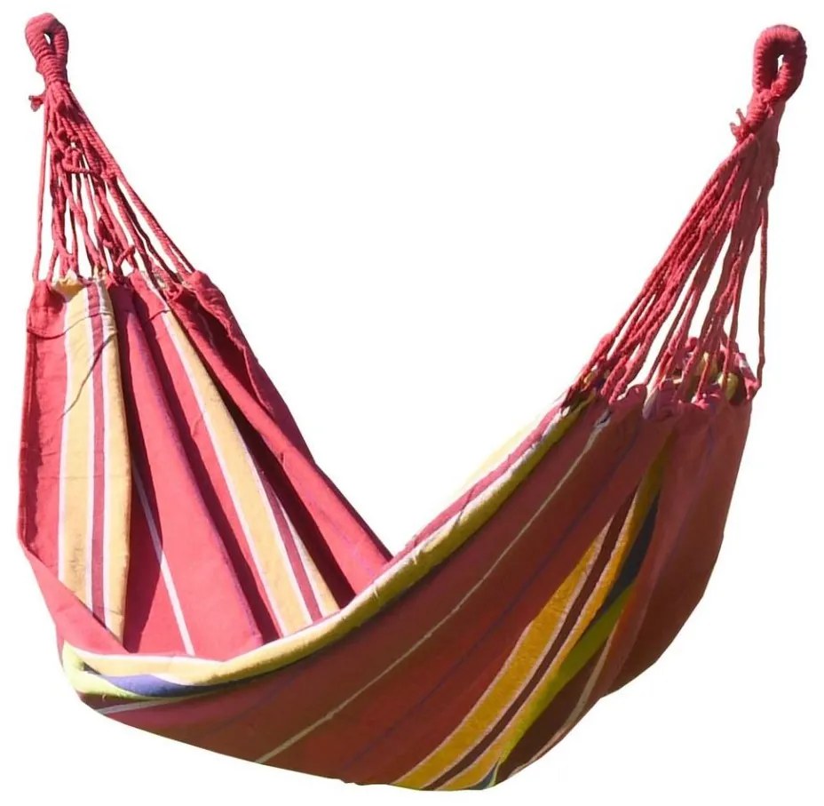 Amaca 200x100 cm rosso/giallo