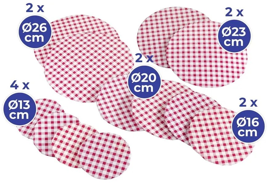 Set di coperchi universali in plastica – Maximex