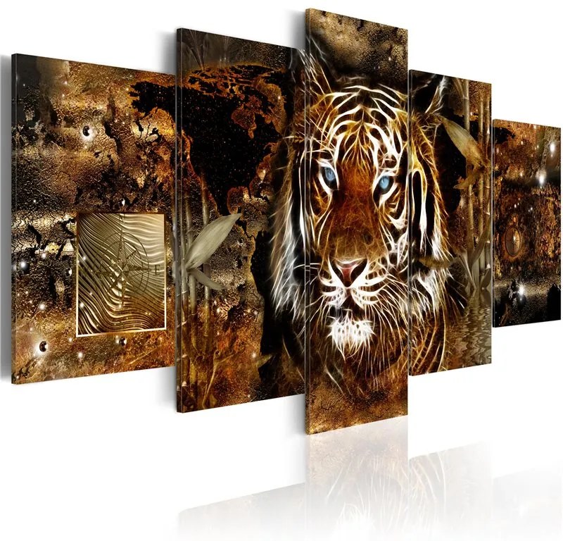 Quadro Golden Jungle