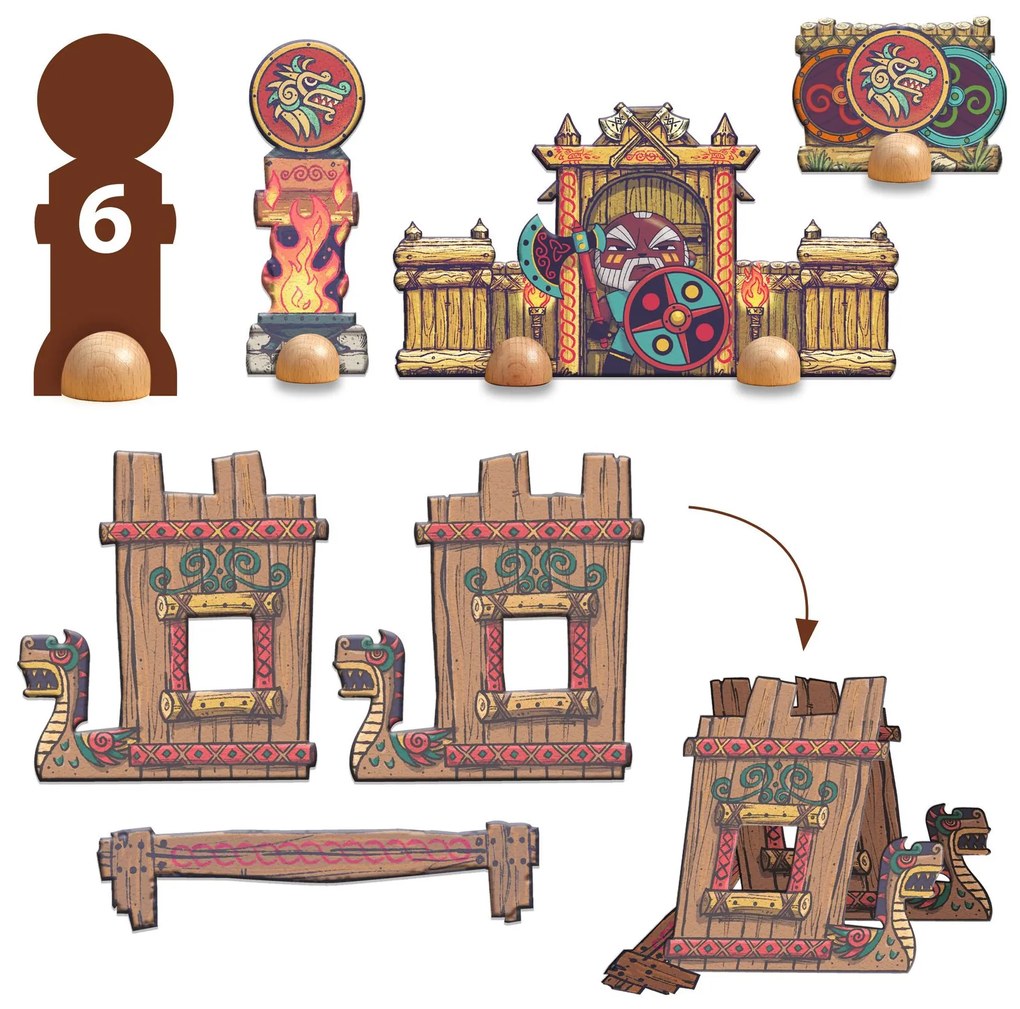 Arty Toys - Puzzl’Up - pirata Alric Barbarious - 15 pezzi