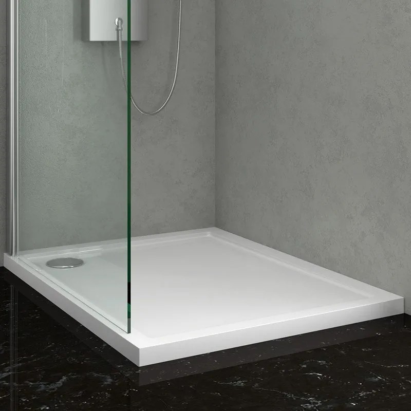 Piatto doccia 130x70 acrilico bianco slim - KAMALU