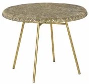 Tavolo aggiuntivo DKD Home Decor Metallo Rame Chiaro (65 x 65 x 59 cm)