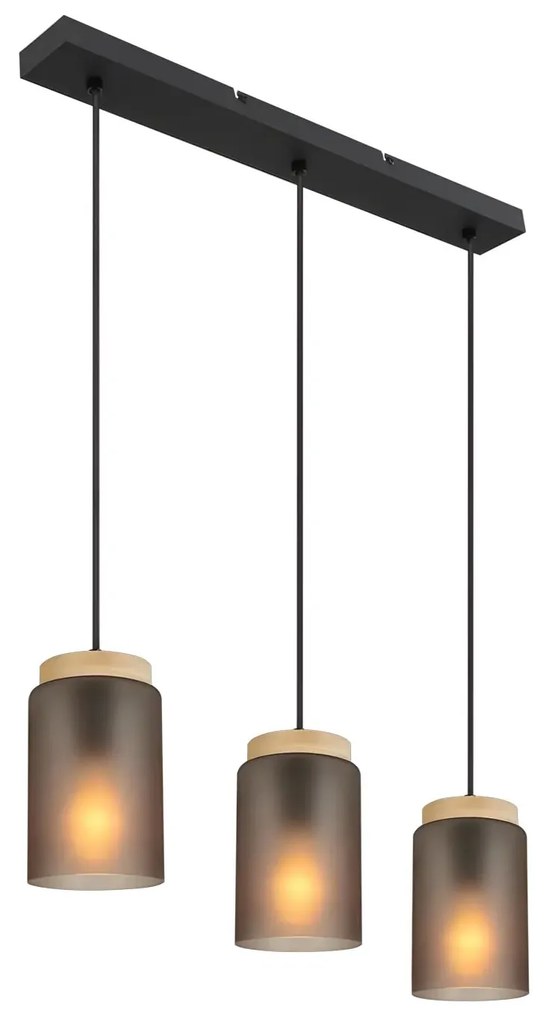 Lampada  APP1812-3CP Frosted Grey