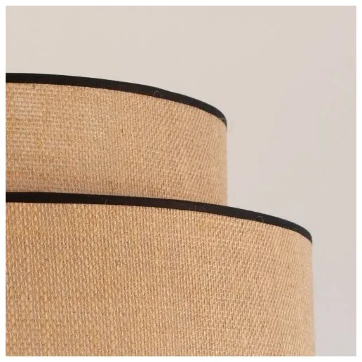 Lampadario a sospensione con filo BOHO 1xE27/60W/230V diametro 40 cm beige