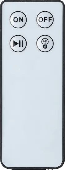 Eglo 902043 - Lampada da esterno LED RGB ZANCARO LED/1W/230V IP44 nera + telecomando