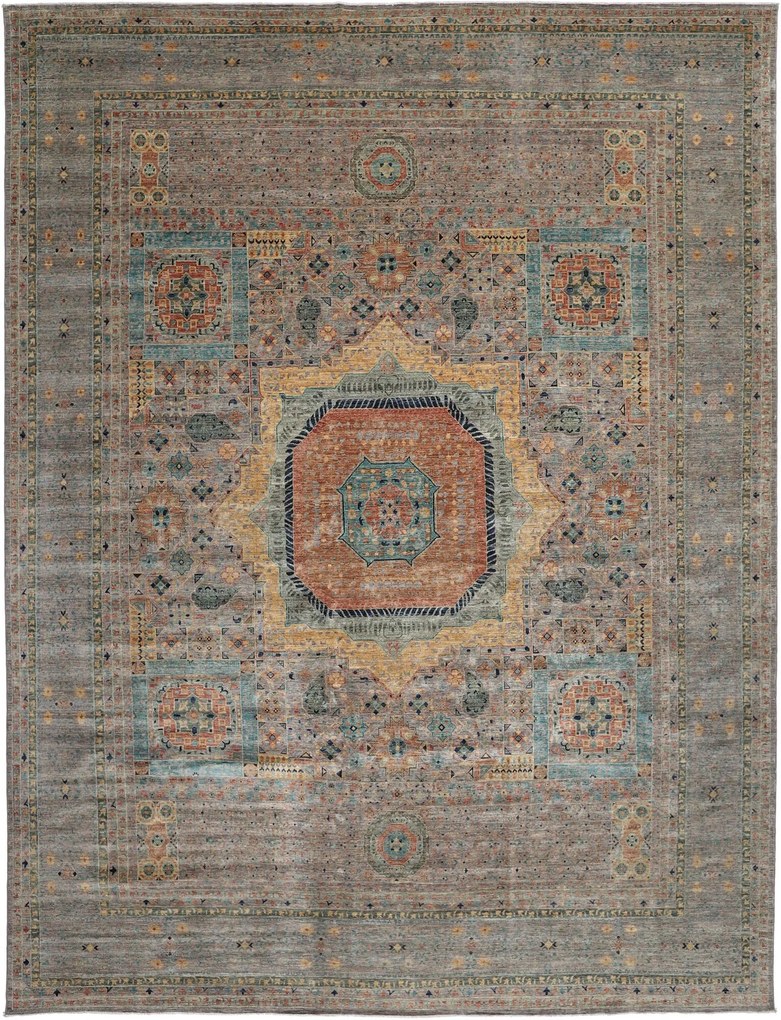 Mamluk Tappeto 380x510 (Pakistan) Annodato A Mano