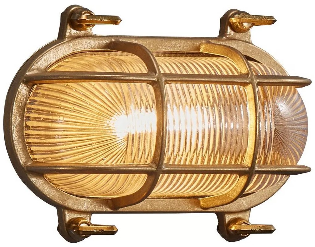 Nordlux - Applique da esterno HELFORD 1xE27/12,5W/230V IP64 ottone