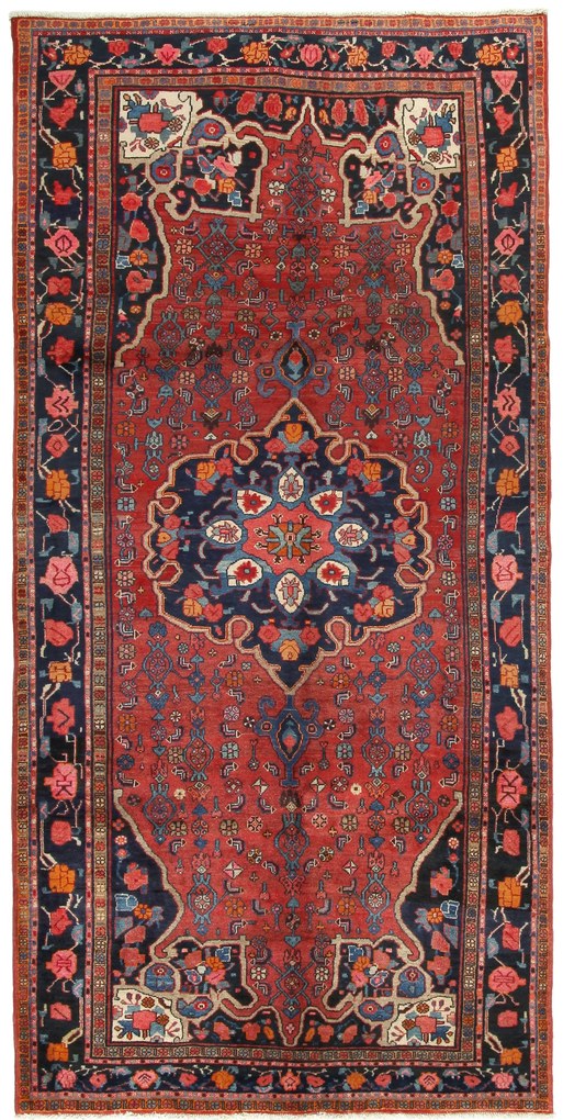 Bidjar Tappeto 300 x 140 (Iran) Annodato A Mano