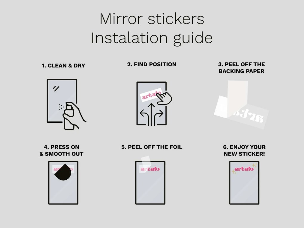 Adesivo per specchio S37 – Drive safe