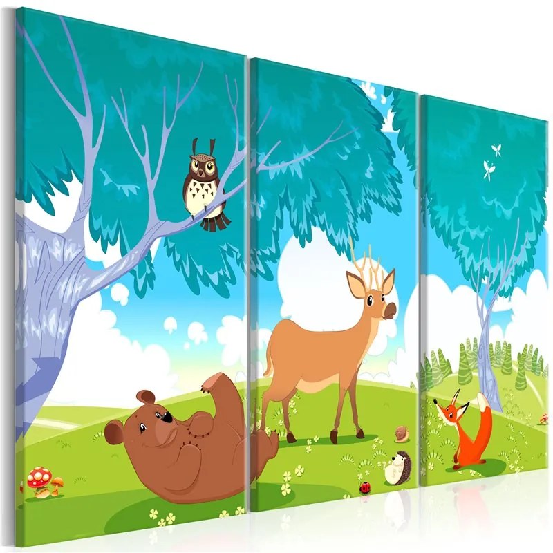 Quadro Friendly Animals (3 Parts)