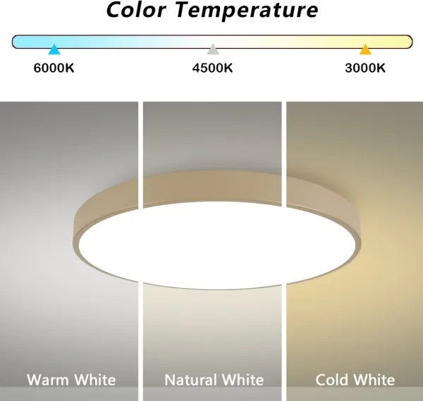 Brilagi-LED Plafoniera POOL LED/100W/230V 3000/4500/6000K diam. 80 cm beige