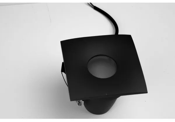 Azzardo AZ5392 - Lampada da incasso bagno ROMOLO 1xGU10/50W/230V IP65 nero