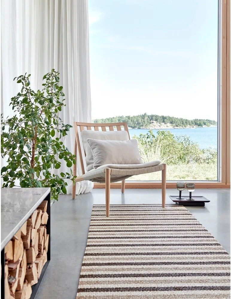 Tappeto da interno/esterno beige 70x120 cm Teo Brown – Pappelina