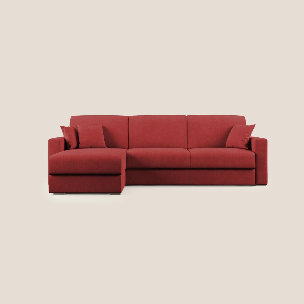 Best Divano letto angolare in tessuto impermeabile T02