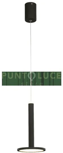 Tua, lampada a sospensione, nero opaco, led/9w 3000k 800lm , ø 15 h...