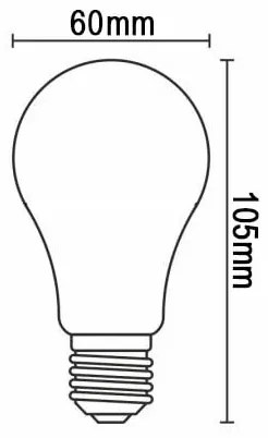 Lampadina LED FILAMENT A60 E27/5W/230V 4000K
