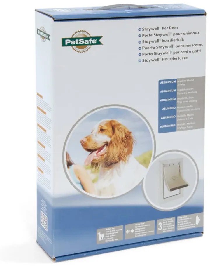 Petsafe porta basculante per animali 620 alluminio &lt;18 kg 5014