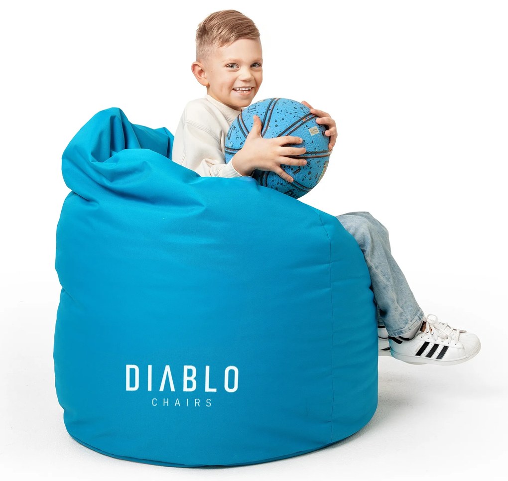 Pouf per bambini Diablo Chairs: Blu