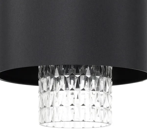 Eglo 39977 - Lampadario a sospensione con filo SAPUARA 1xE27/40W/230V nero