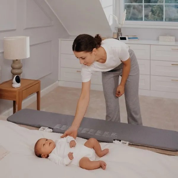 Lionelo - Barriera di sicurezza per letti LORA XL grigio scuro