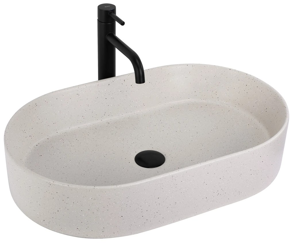 Lavabo da appoggio Rea Nadia 60 Sandy