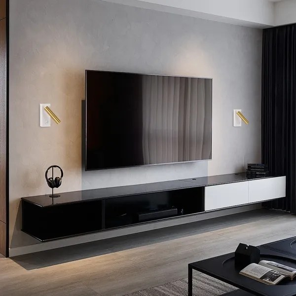 Brilagi - Luce Spot da parete a LED MAYA LED/3W/230V 4000K bianco/oro