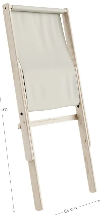 Sedia pieghevole Raw/Clay Brown Boogie - Karup Design