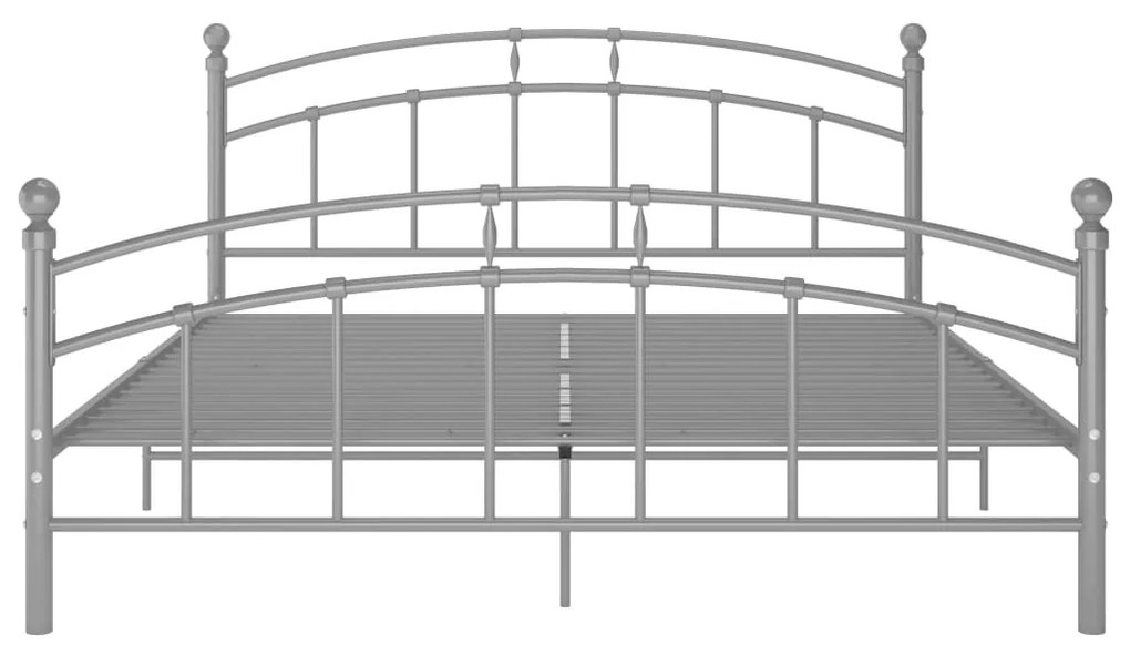 Giroletto grigio in metallo 140x200 cm