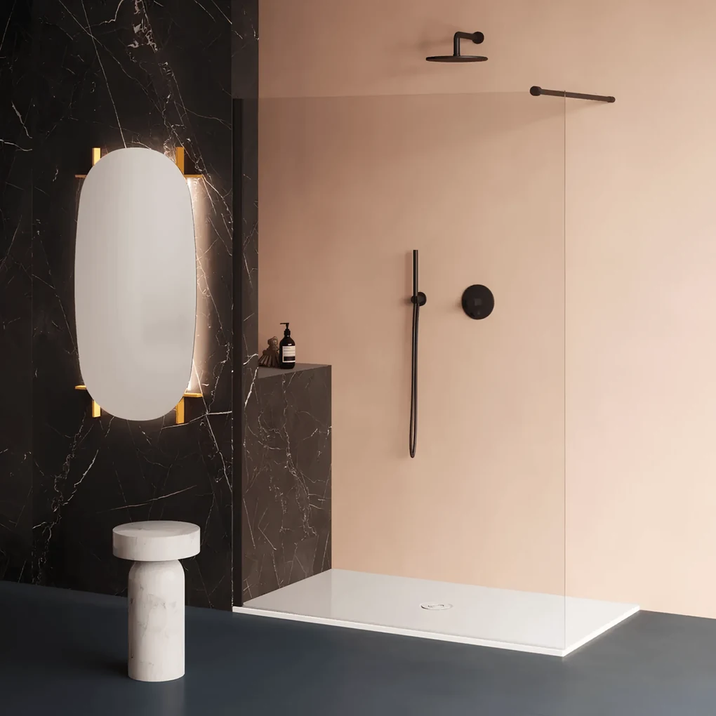 Piatto Doccia 90x90 Azzurra Ceramica "SoloDue" Cotone
