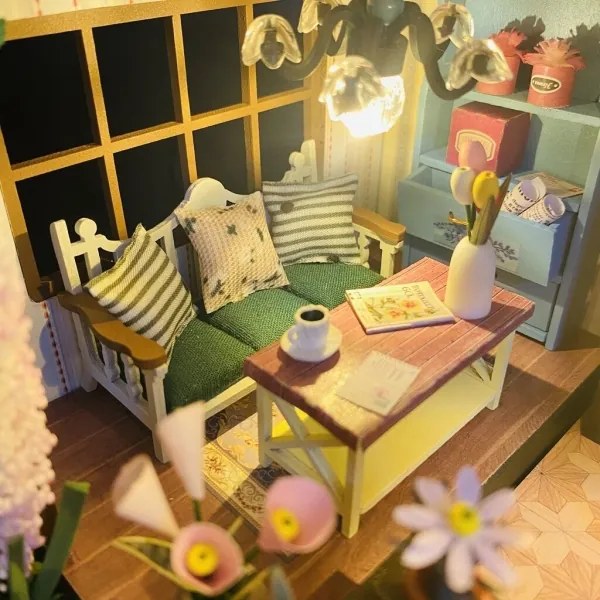 2Kids Toys - Miniatura casa Darcyin fiore 2xAAA