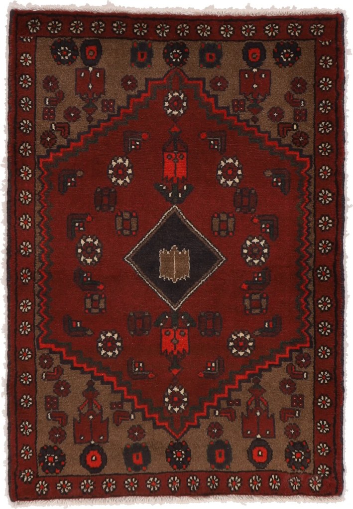 Hamedan Tappeto 80 x 120 (Iran) Annodato A Mano