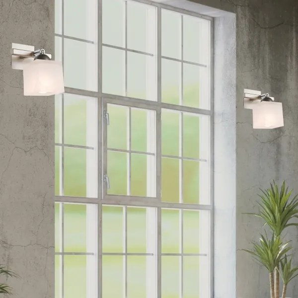 Applique KLARA 1xE14/60W/230V cromo opaco