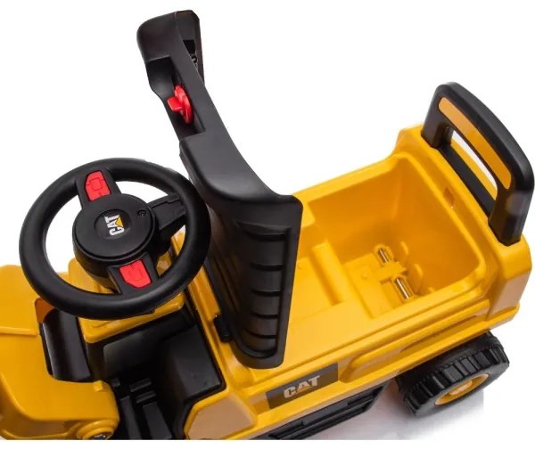 Bici a spinta caricatore CAT 2xAA giallo/nero