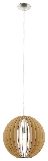 Eglo 94765 - Lampadario COSSANO 1xE27/60W/230V