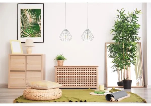 Lampadario a sospensione con filo CEED 2xE27/60W/230V