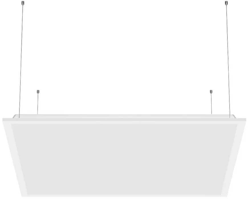 Pannello LED a Sospensione 60x60 40W UGR19 No-Flicker - LIFUD Driver Colore Bianco Naturale 4.000K
