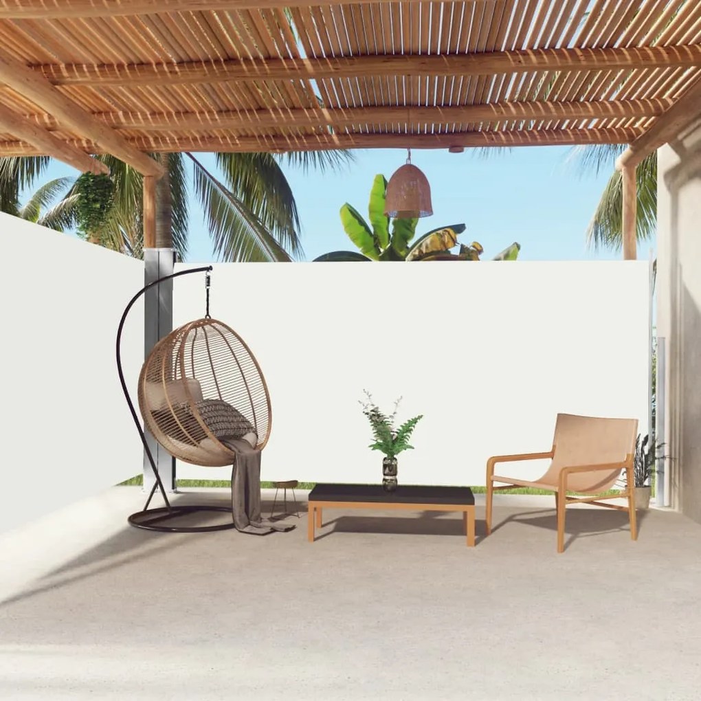Tenda Da Sole Laterale Retrattile Crema 180x600 Cm /