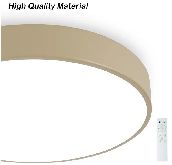 Brilagi - Lampada LED dimmerabile POOL SMART LED/48W/230V Ø 40 cm Wi-Fi Tuya beige + telecomando