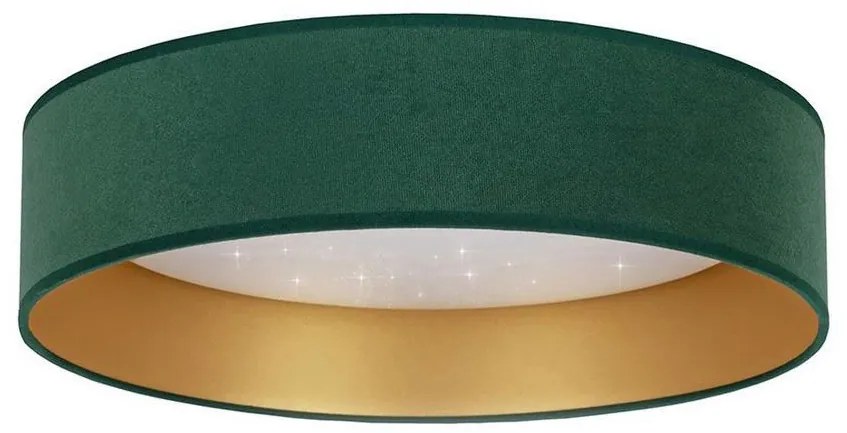 Brilagi - Plafoniera LED VELVET STAR LED/24W/230V d. 40 cm verde/oro
