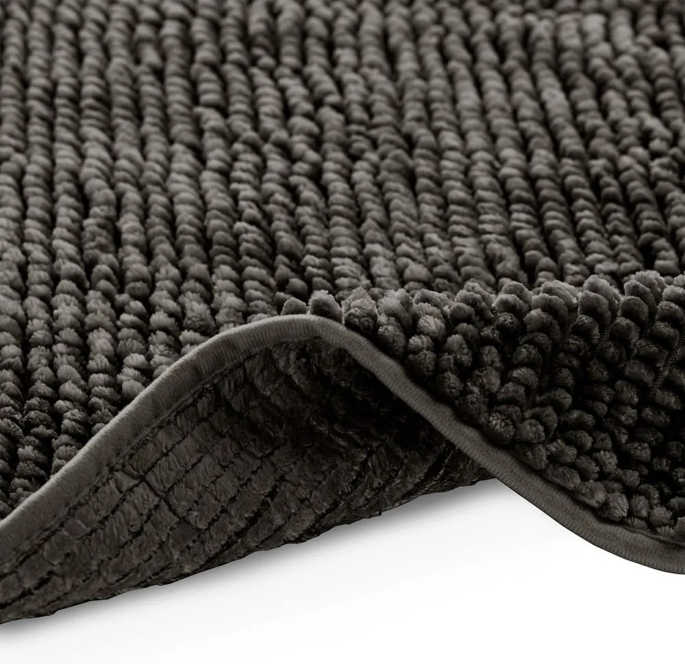 Tappetino per il bagno grigio scuro 70x120 cm Bati – Restilo