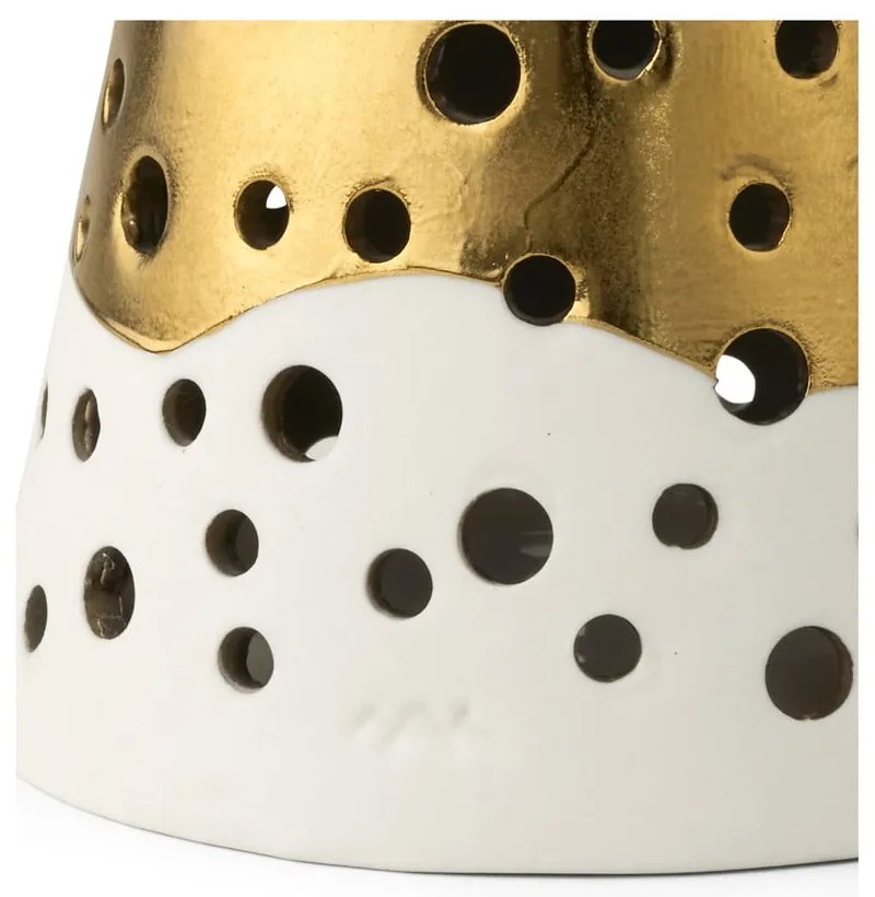 Portacandela in porcellana per candela da tè Nobili - Kähler Design