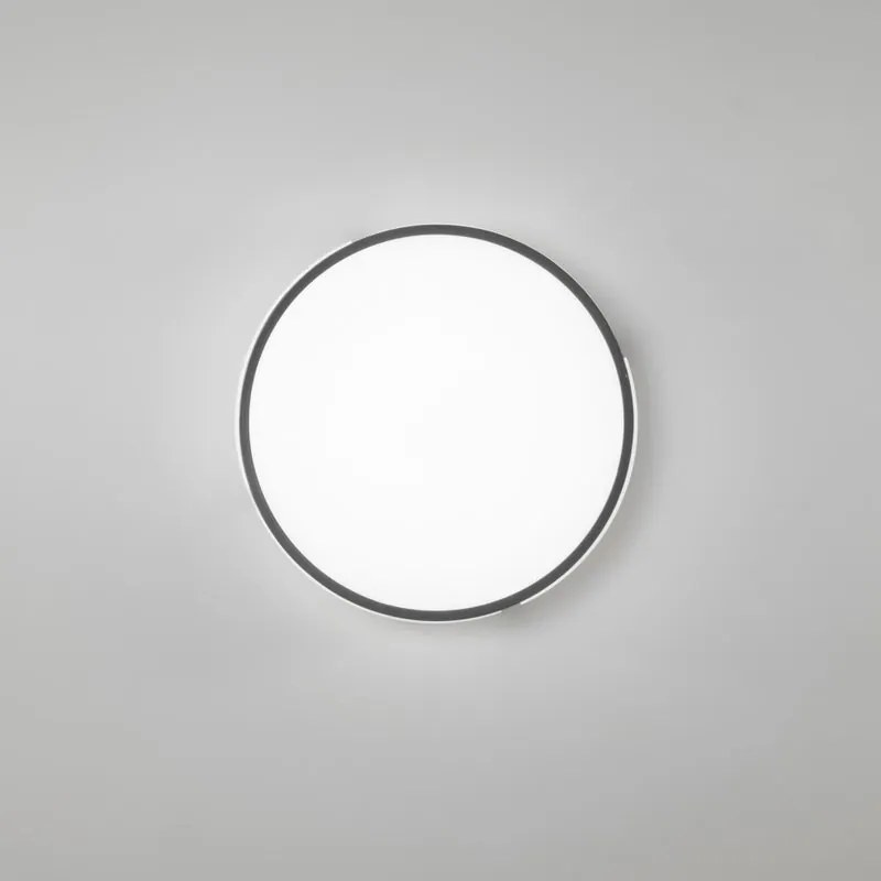 Plafoniera LED moderno Pangea, nero Ø 41 cm, luce con 3 temperature di colore LUCE AMBIENTE DESIGN