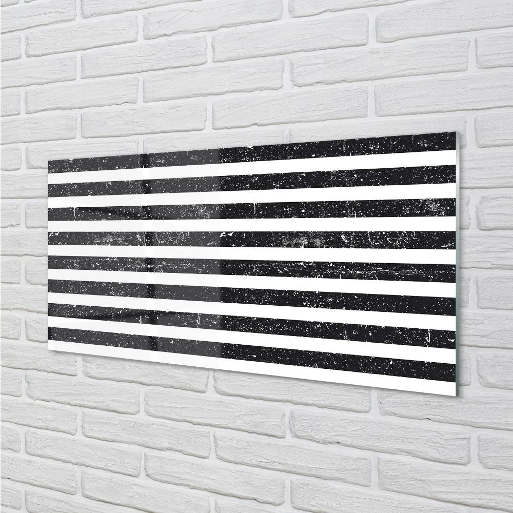 Quadro acrilico Macchie di strisce zebra 100x50 cm