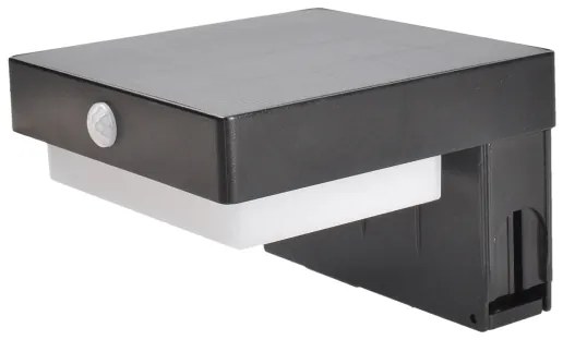 Solight WO7202 - Lampada solare LED con sensore PALERMO LED/5W/2000mAh IP54 nero