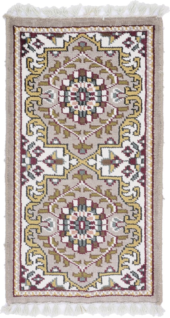 Agra Tappeto orientale 60 x 30 (Indian) Annodato A Mano