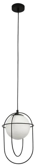 Searchlight 9131BK - Lampadario a sospensione con filo AXIS 1xE27/60W/230V nero