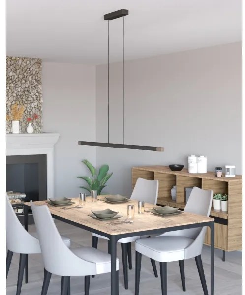 Eglo 900175 - Lampadario a sospensione con filo LED dimmerabile LISCIANA LED/22W/230V 3000K