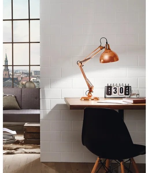 Eglo 94704 - Lampada da tavolo BORGILLIO 1xE27/40W/230V