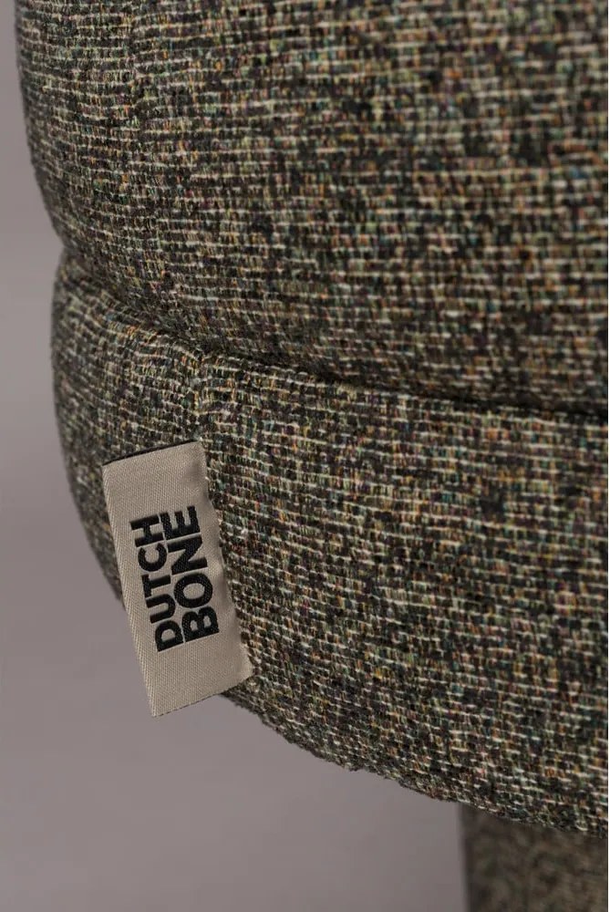 Panchina marrone con rivestimento in bouclé Fern – Dutchbone